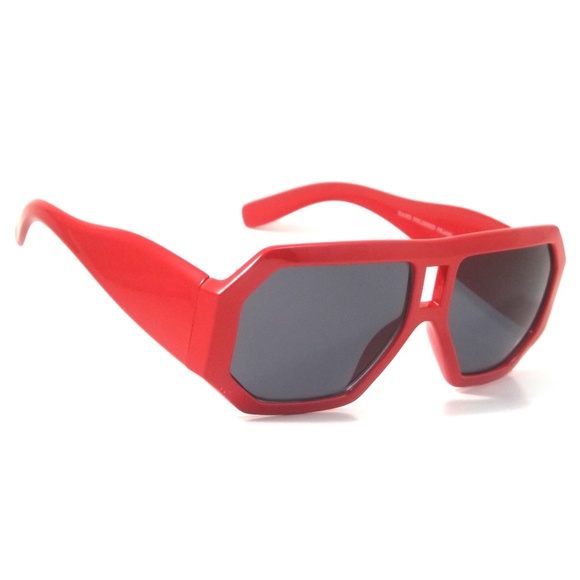 Retro Aviator Futuristic Sunglasses Robotic Wilcox - Picture 5 of 8